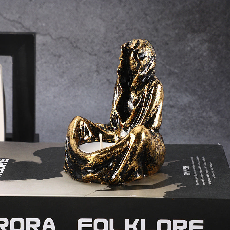 Halloween Pumpkin Candle Holder Creative Decorative Candlestick