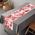 Horror Happy Halloween Tablecloth Bloody Handprint Table Cover Festival Halloween Party  Tablecloth Decoration Supplies